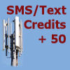 50 SMS credits