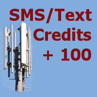 100 SMS credits