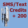 200 SMS credits