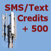 500 SMS credits